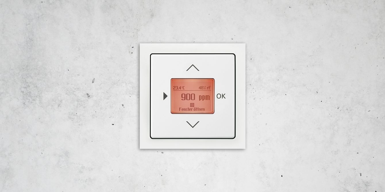 Busch-Raumluftsensor® CO2 bei Aziz Osman Elektroinstallation in Gießen